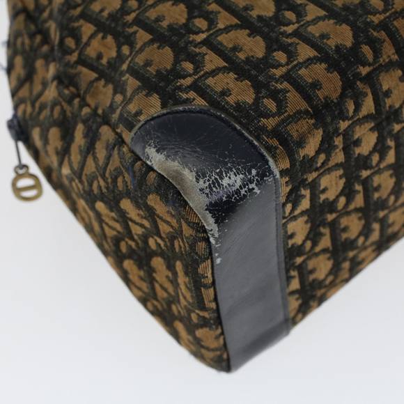 Christian Dior Trotter Canvas Hand Bag Navy Auth rd5259 - Picture 9 of 16
